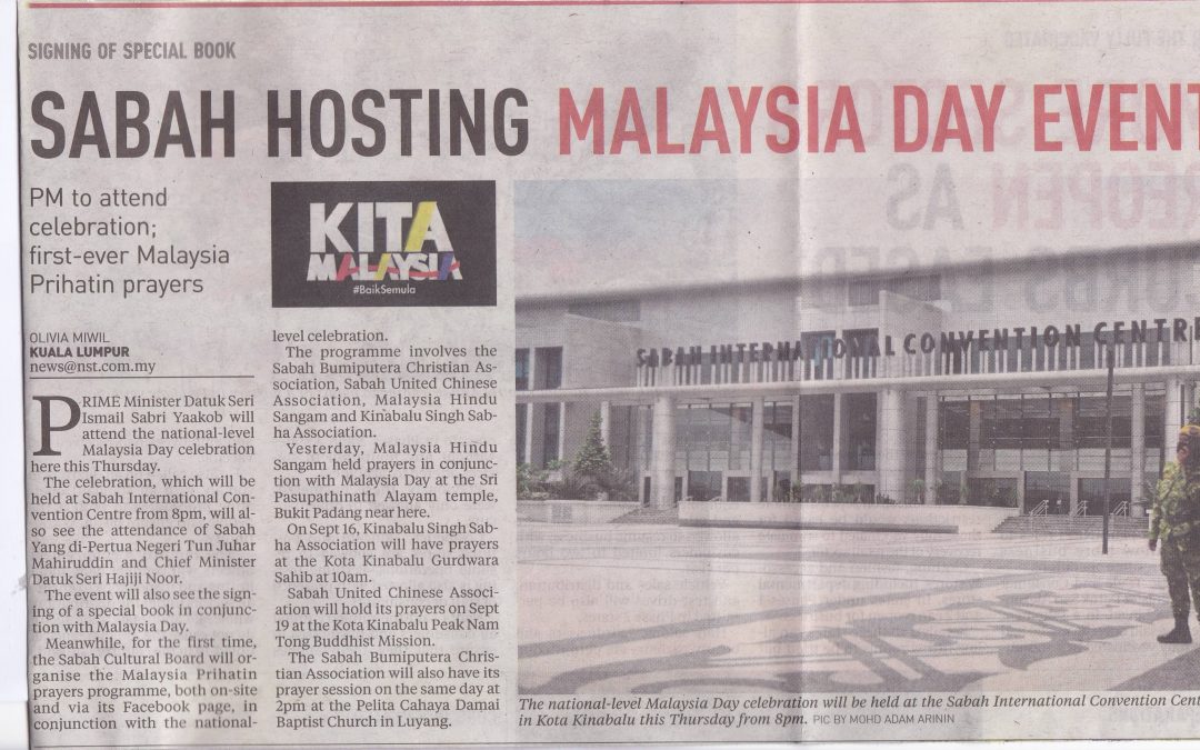 Sabah hosting Malaysia Day event
